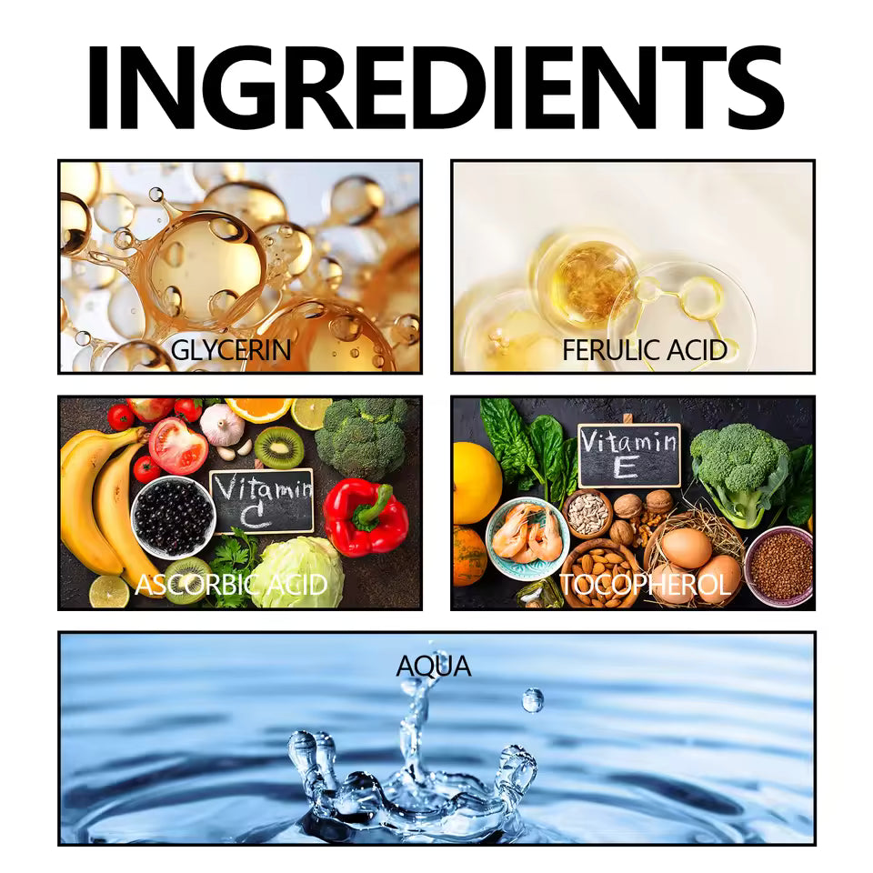 Vitamin C Brightening Serum 30ml – Dark Spot Remover & Glow Booster | Shaqtu™