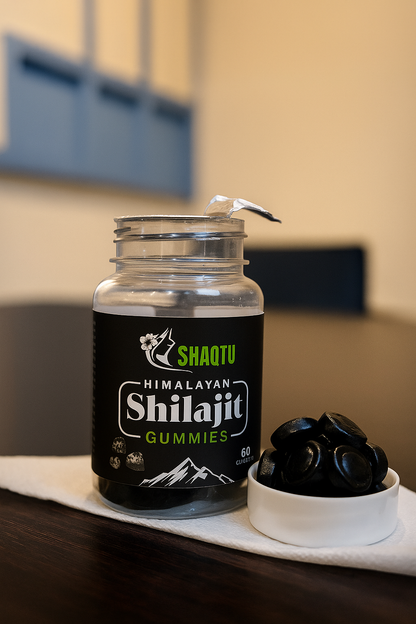 Shilajit Gummies – Natural Energy, Stamina & Immunity Booster | Shaqtu™